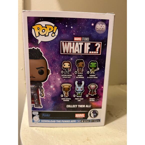 Infinity Killmonger Funko Pop Marvel #969 Black Panther What If B. Jordan MCU TV - Picture 2 of 6
